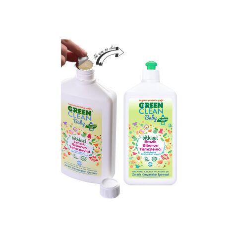 Green Clean Organik Portakal Yağlı Baby Biberon Emzik Temizleyici 500 ml 6'lı Set