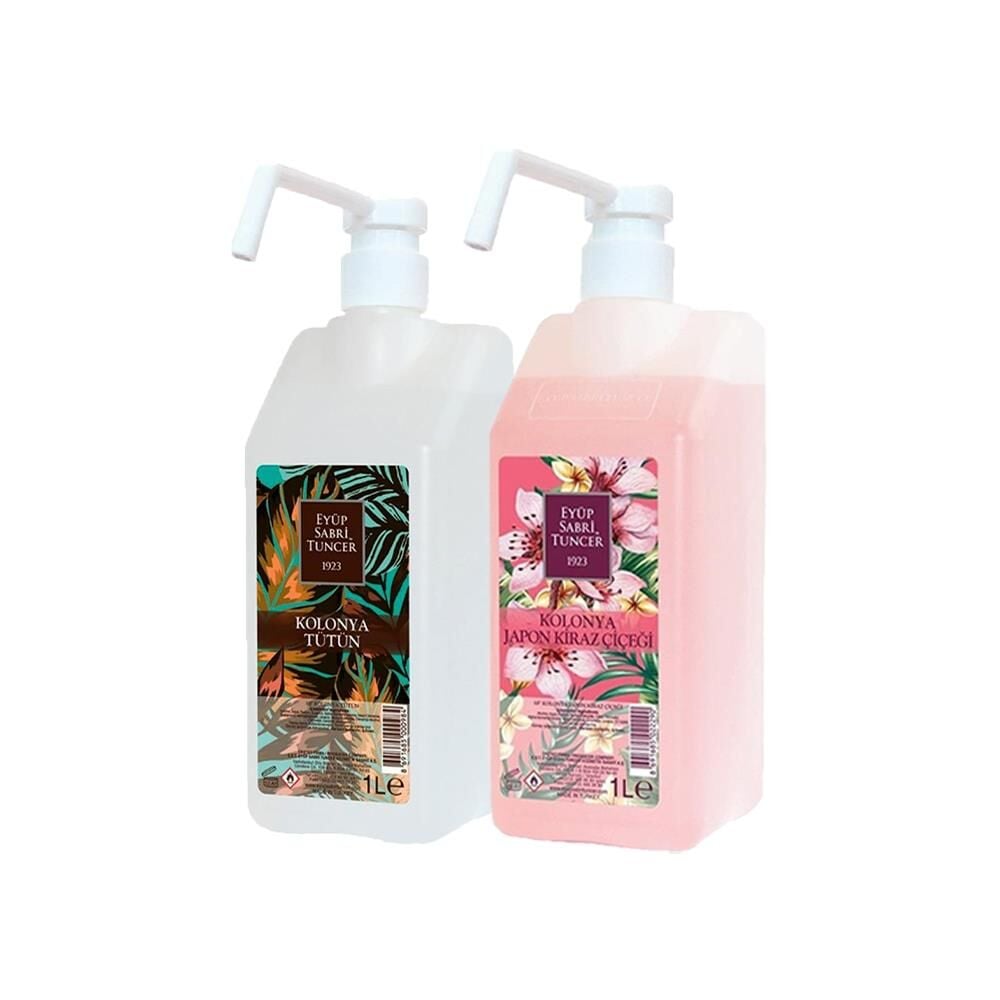 Eyüp Sabri Tuncer Kolonya Sprey Başlıklı 1 lt Japon Kiraz Çiçeği ve Tütün