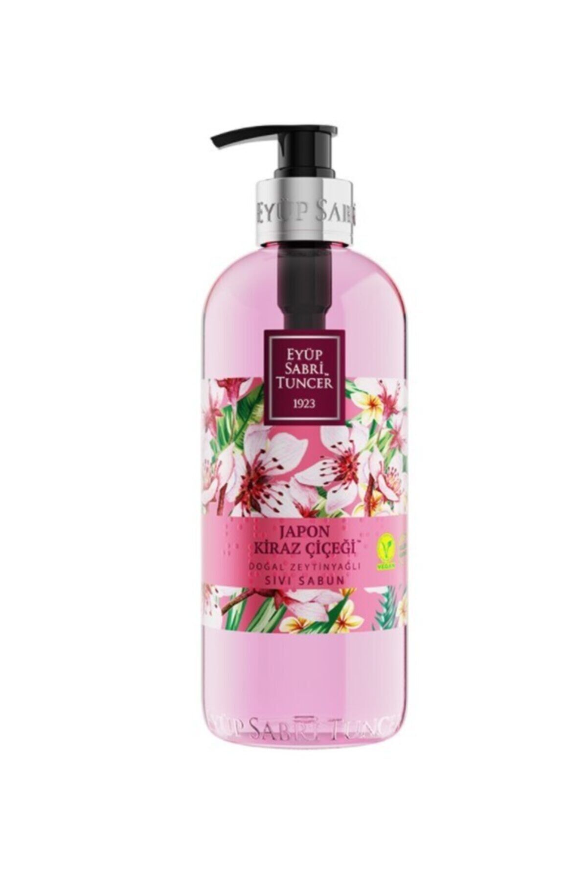 Eyüp Sabri Tuncer Doğal Zeytinyağlı Sıvı Sabun Japon Kiraz Çiçeği 500 ml