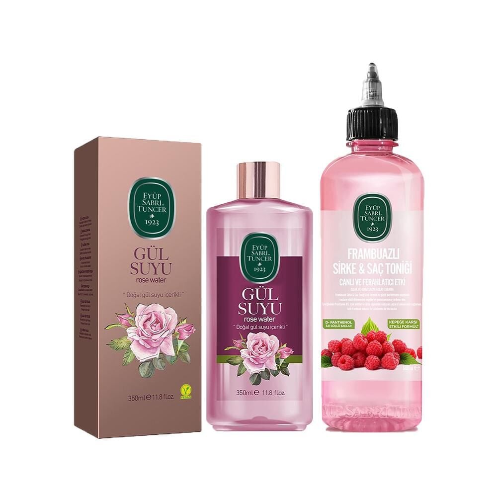 Frambuazlı Sirke & Saç Toniği ve Gül Suyu