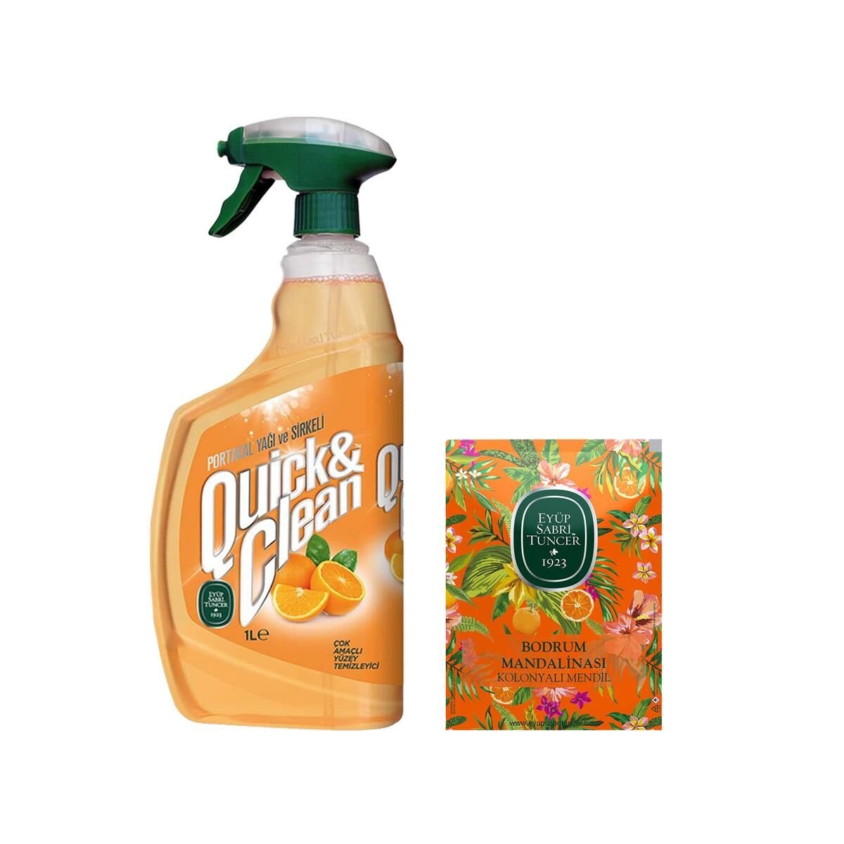 Eyüp Sabri Tuncer Portakal Yağı Yüzey Temizleyici ve Kolonyalı Mendil