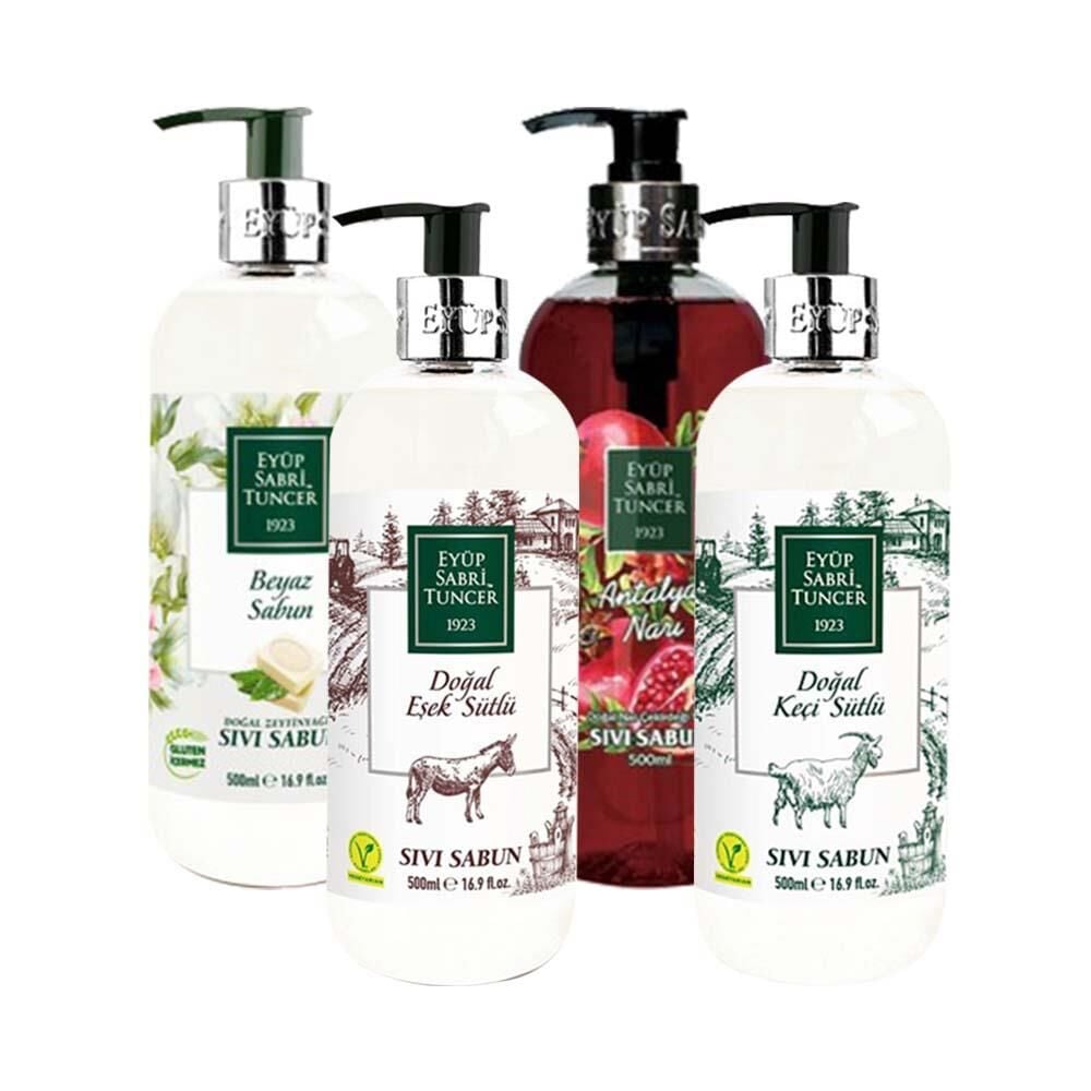 Eyüp Sabri Tuncer Beyaz, Eşek Sütlü, Keçi Sütlü, Nar Sıvı Sabun