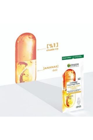 Ampul Kağıt Yüz Maskeleri 3'lü