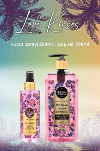 Eyüp Sabri Tuncer Love Kisses Vücut Spreyi 250 ml ve Duş Jeli 750 ml