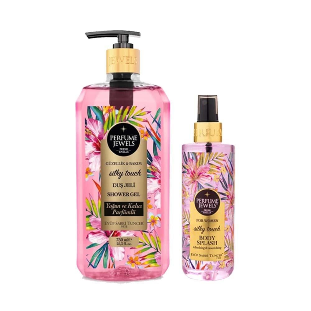 Eyüp Sabri Tuncer Silky Touch Duş Jeli 750 ml Ve Pj Body Splash Silky Touch 250 ml