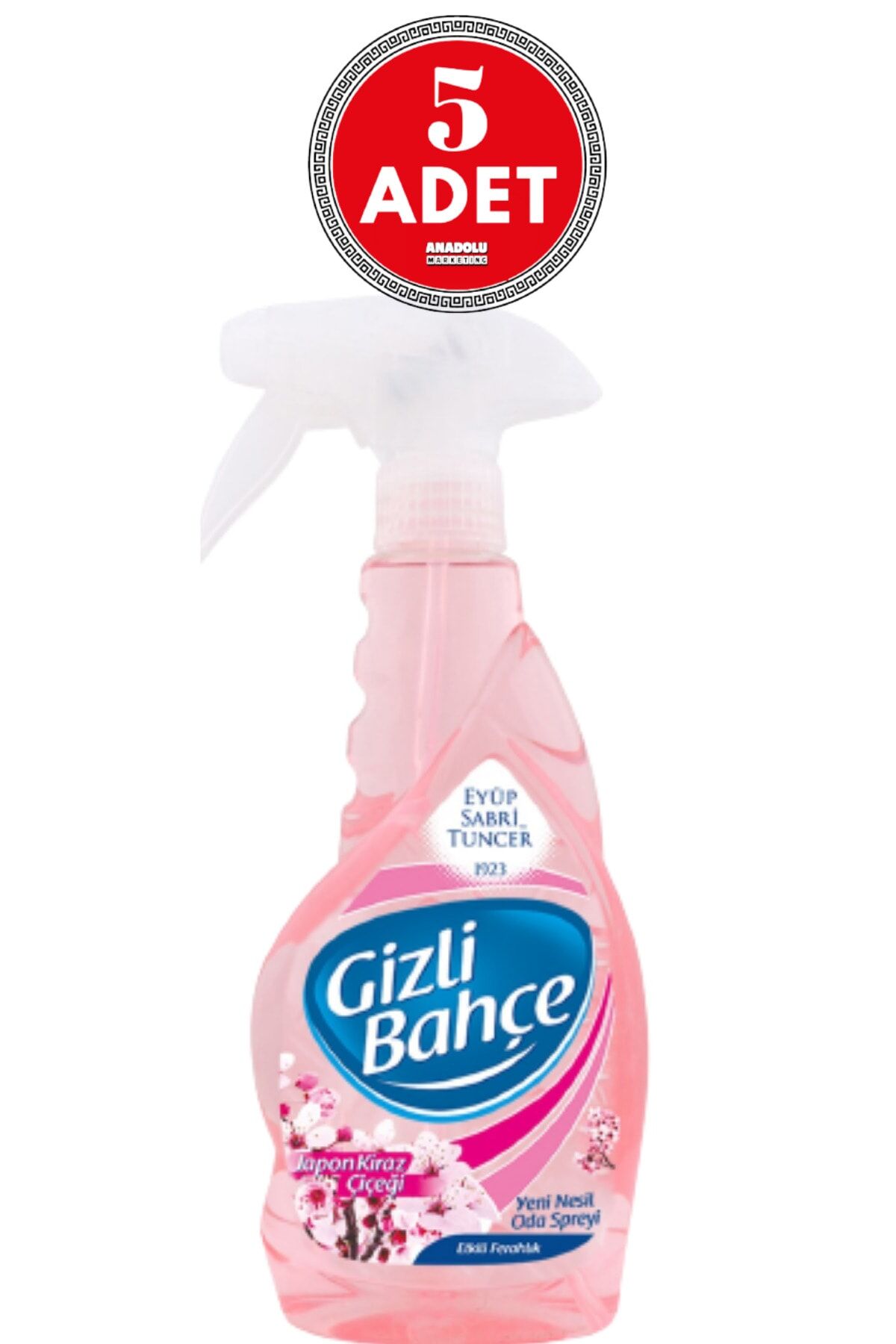 Eyüp Sabri Tuncer Gizli Bahçe Oda Kokusu Japon Kiraz Çiçeği 500 ml x 5 Adet