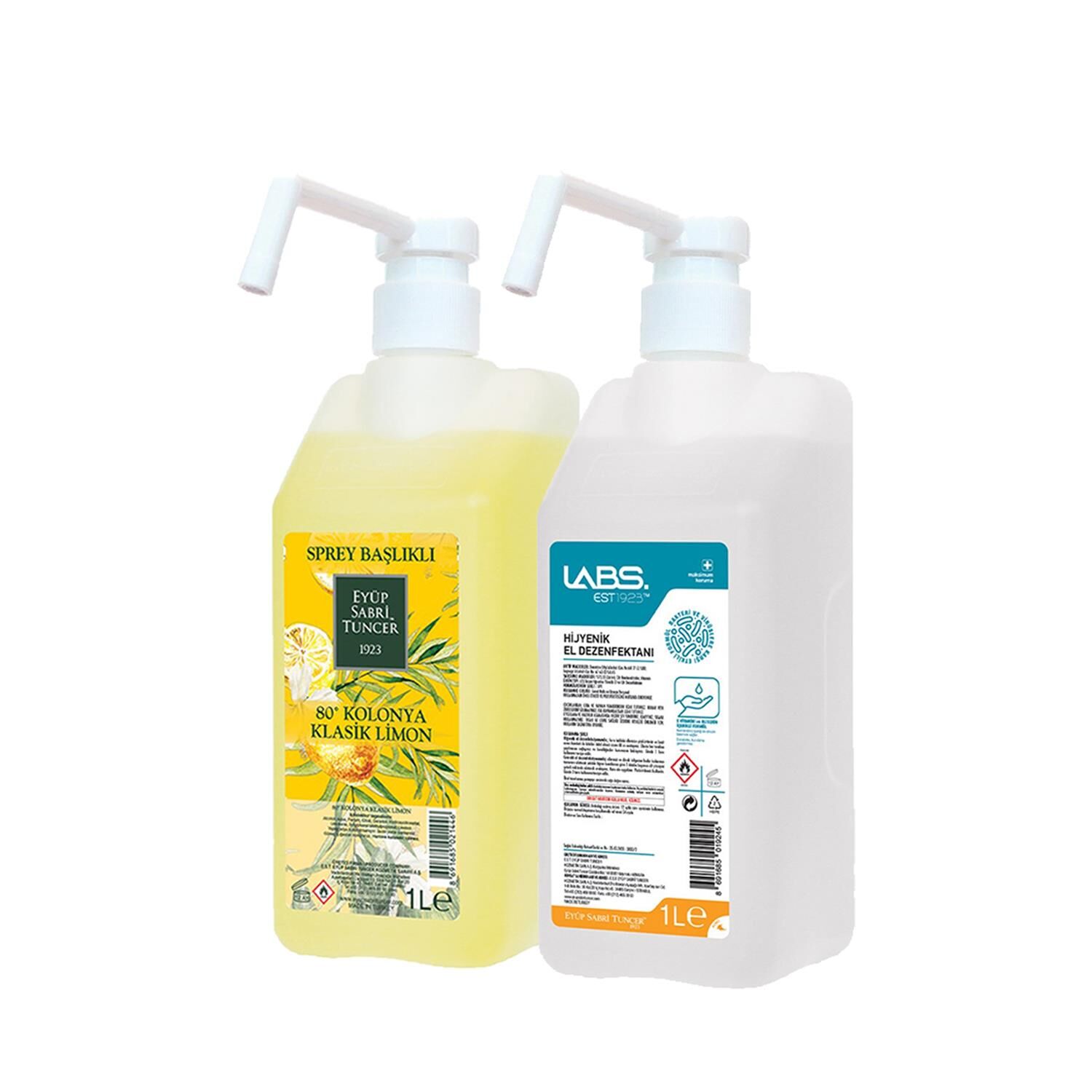 Eyüp Sabri Tuncer Klasik Limon Kolonyası Ve Dezenfektan 1 lt