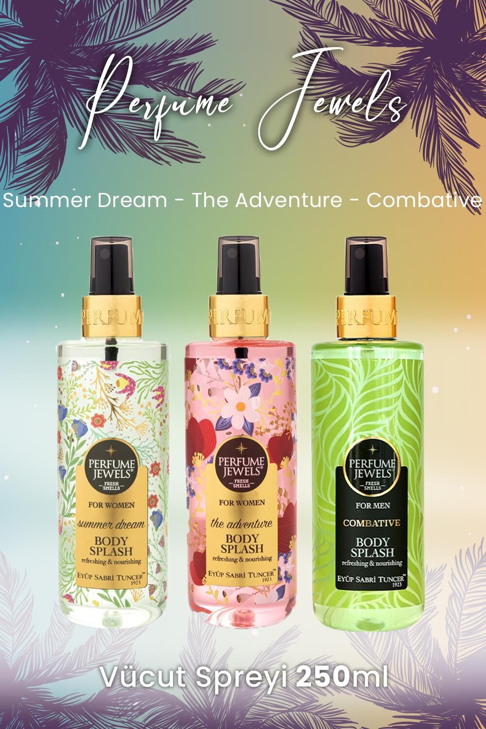 Eyüp Sabri Tuncer Vücut Spreyi Summer Dream, The Adventure ve Combative