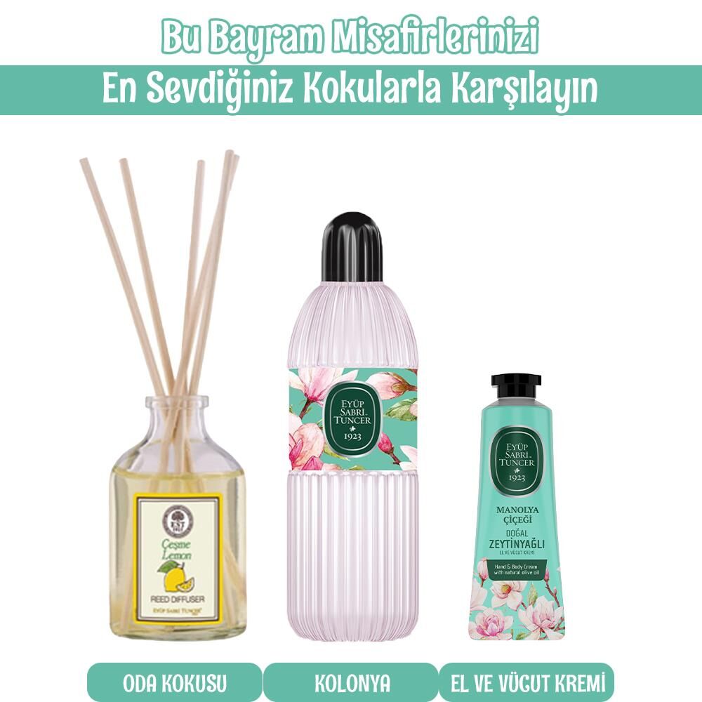 Eyüp Sabri Tuncer Bayram Özel Manolya Çiçeği Set