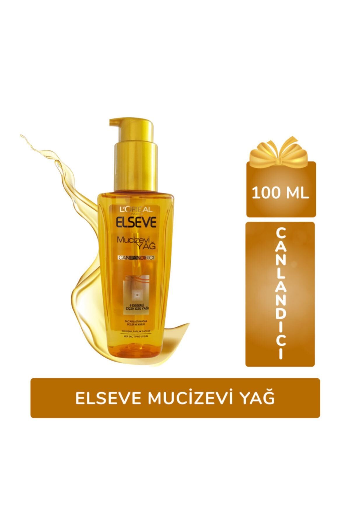 Elseve Canlandırıcı Mucizevi Yağ 100 Ml-saç Canlandırmaya Yardımcı Ürün
