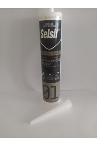 Selsil Genel Amaçlı Silikon Su Geçirmez Cam Doğrama Metal Fayans Için Şeffaf 280gr