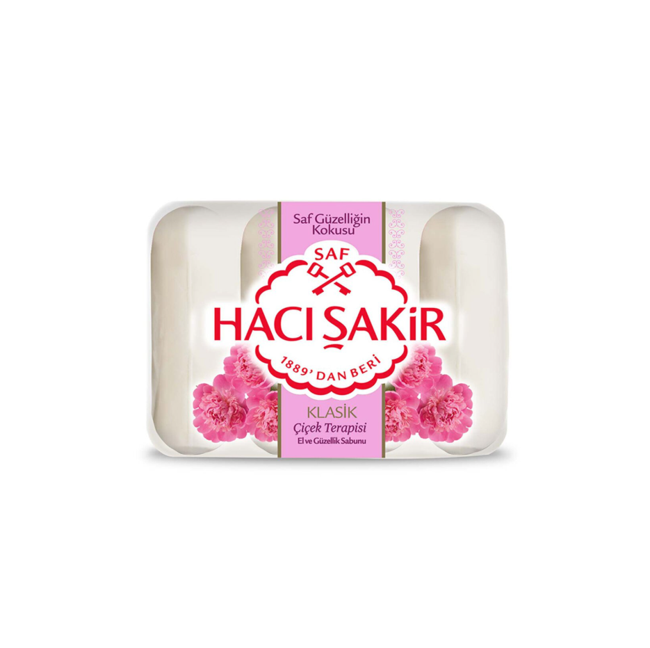 Hacı Şakir Çiçek Terapisi Katı Sabun 4 x 70 ml