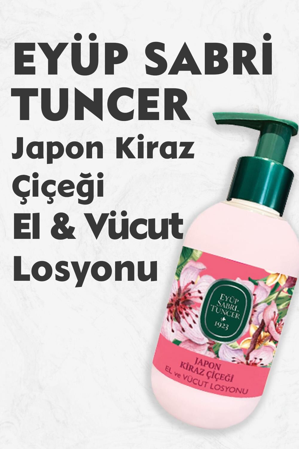 Eyüp Sabri Tuncer Japon Kiraz Çiçeği El ve Vücut Losyonu 280 ml
