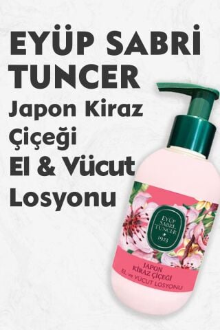 Eyüp Sabri Tuncer Japon Kiraz Çiçeği El ve Vücut Losyonu 280 ml
