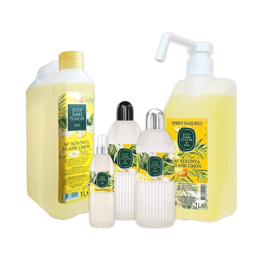 Eyüp Sabri Tuncer Klasik Limon Kolonyası Set