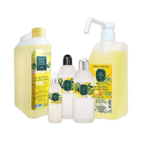 Eyüp Sabri Tuncer Klasik Limon Kolonyası Set
