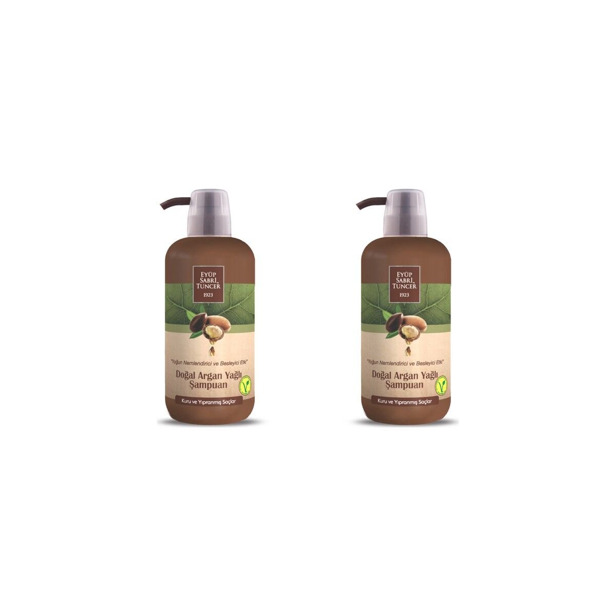 Eyüp Sabri Tuncer Doğal Argan Yağlı Şampuanı 600 Ml, 2 Adet