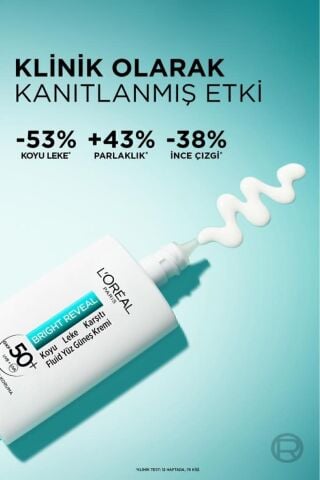 Bright Reveal SPF 50+ Koyu Leke Karşıtı Yüz Güneş Kremi & Yenileyici Peeling Serum Seti