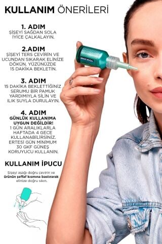 Bright Reveal SPF 50+ Koyu Leke Karşıtı Yüz Güneş Kremi & Yenileyici Peeling Serum Seti
