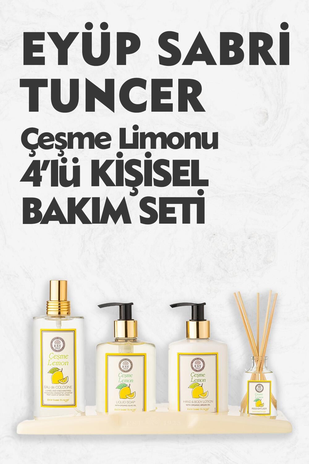 Eyüp Sabri Tuncer Çeşme Limonu 4'lü Kişisel Bakım Seti