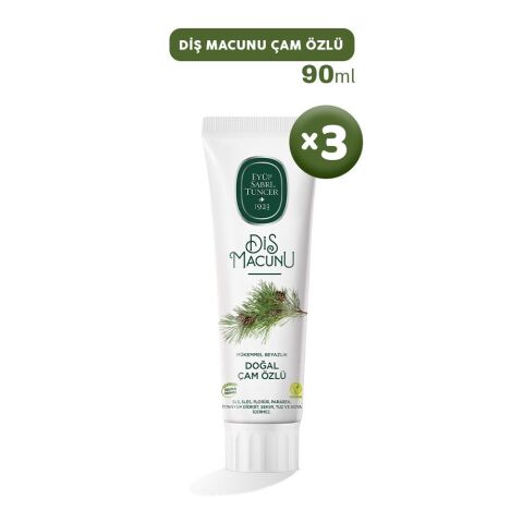 Eyüp Sabri Tuncer Diş Macunu Çam Özlü 90 ml x 3