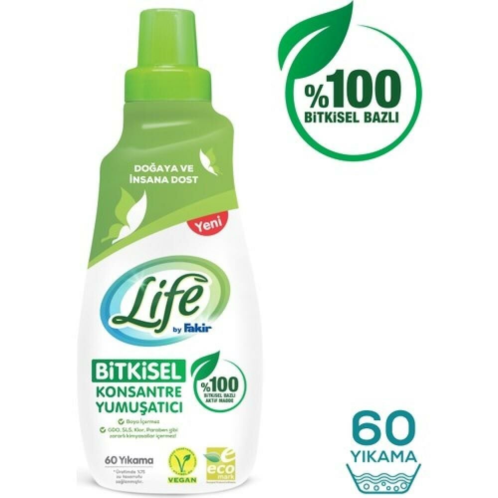 Life By Fakir Konsantre 60 Yıkama Yumuşatıcı 1.5 lt