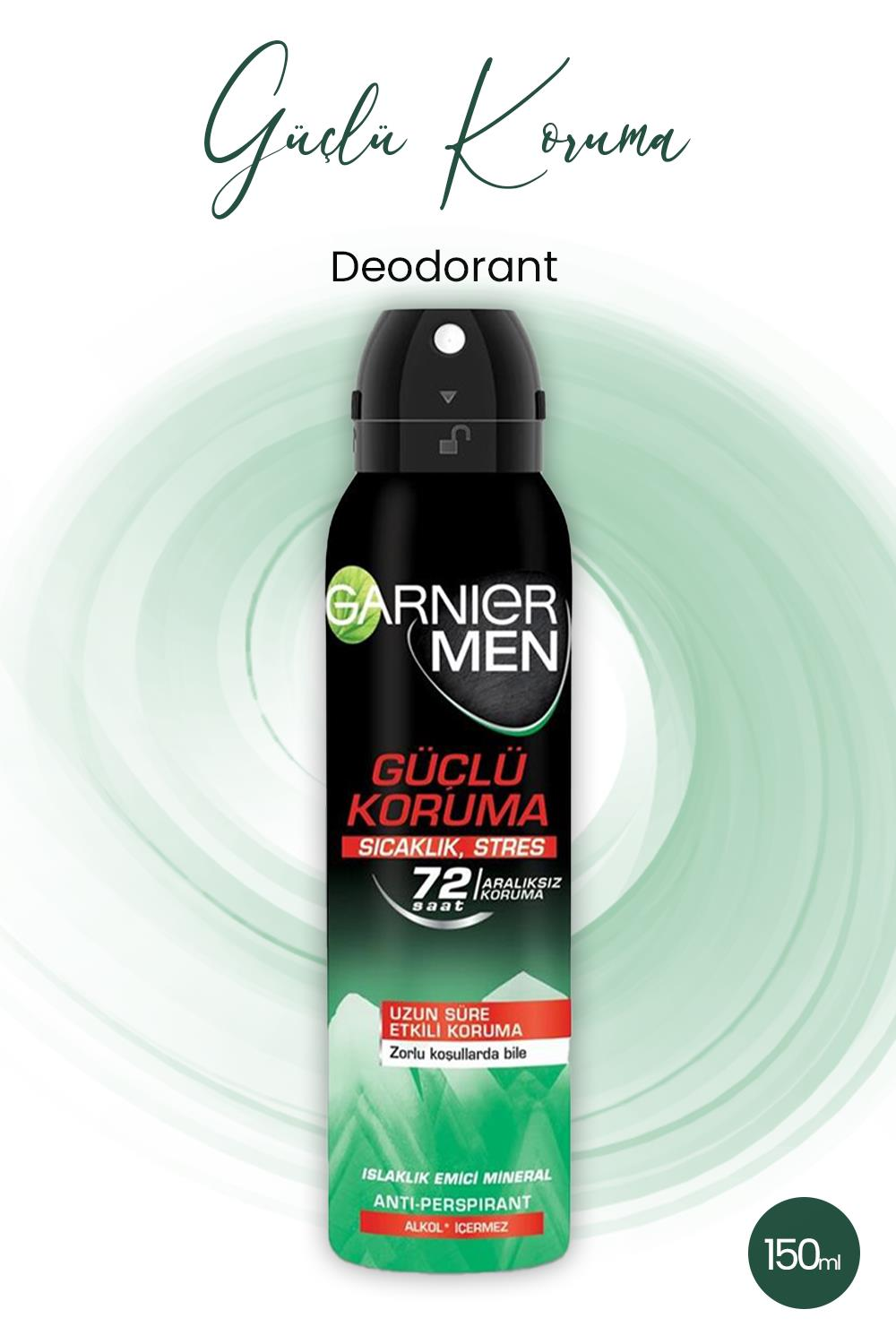 Garnier Men 72H Güçlü Koruma Erkek Deodorant 150 ml