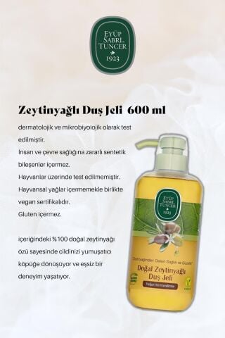 Zeytinyağlı Duş Jeli 7 AL 6 ÖDE Eyüp Sabri Tuncer ve Rosie Hediye