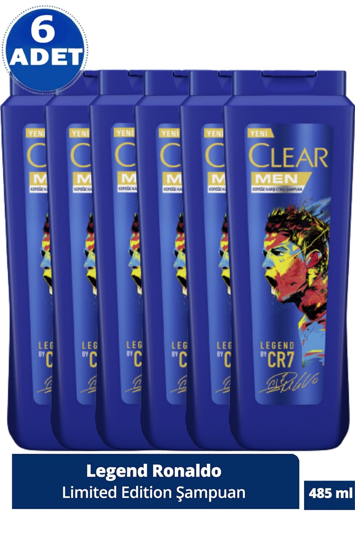 Clear Legend By Cristiano Ronaldo 485 ML x 6