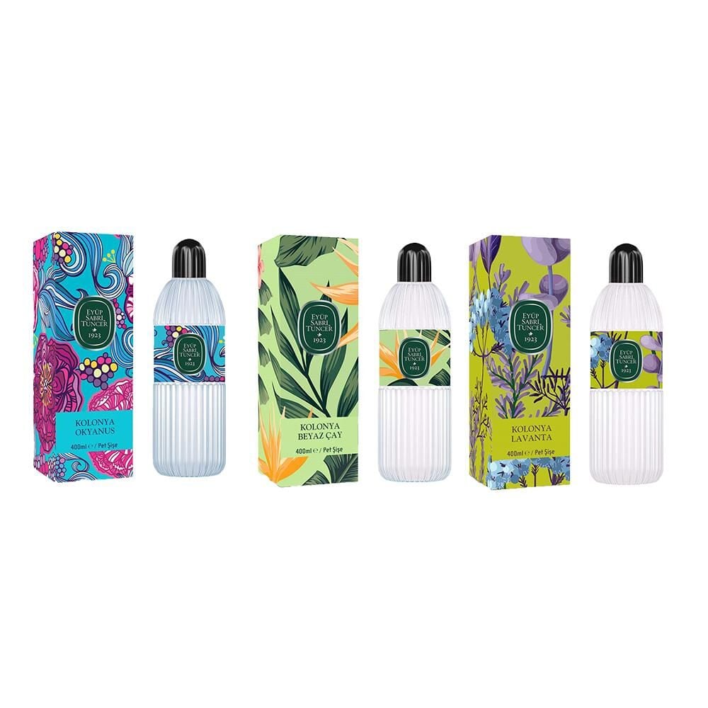 Eyüp Sabri Tuncer Kolonya Okyanus, Beyaz Çay ve Lavanta Pet Şişe 400 ml
