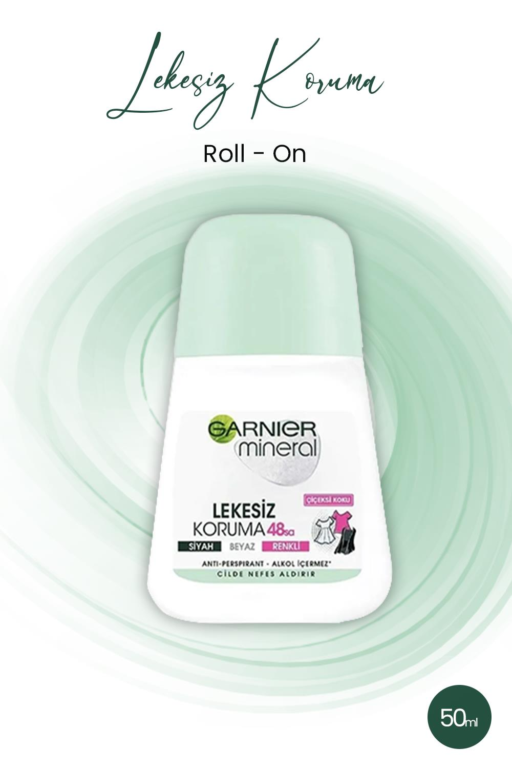 Garnier Mineral 48H Lekesiz Koruma Çiçeksi Koku Roll-On 50 ml