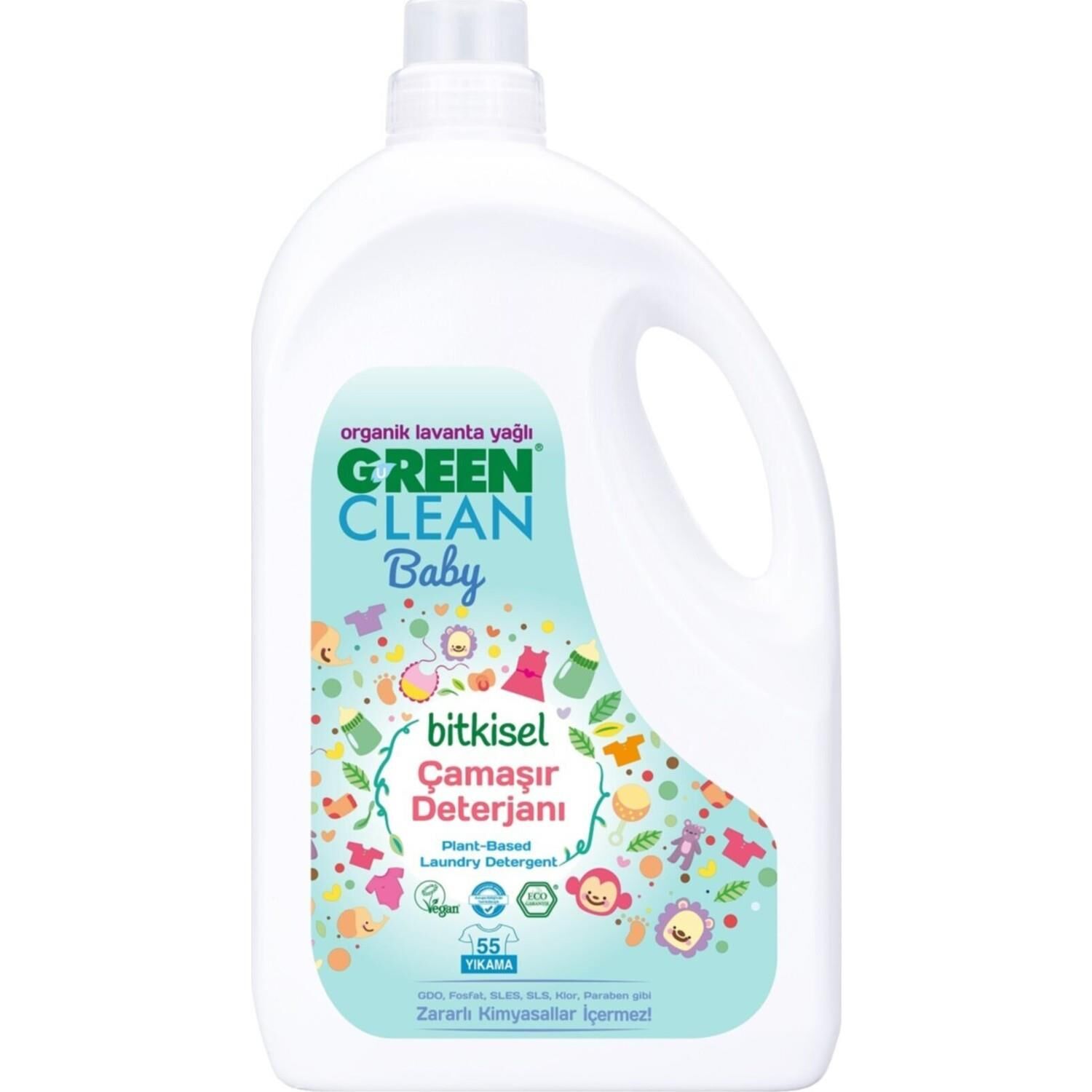 Green Clean Baby Bitkisel Çamaşır Deterjanı Lavanta Yağlı 2750 ml