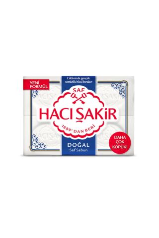 Hacı Şakir Doğal Beyaz Kalıp Sabun 4x150 g