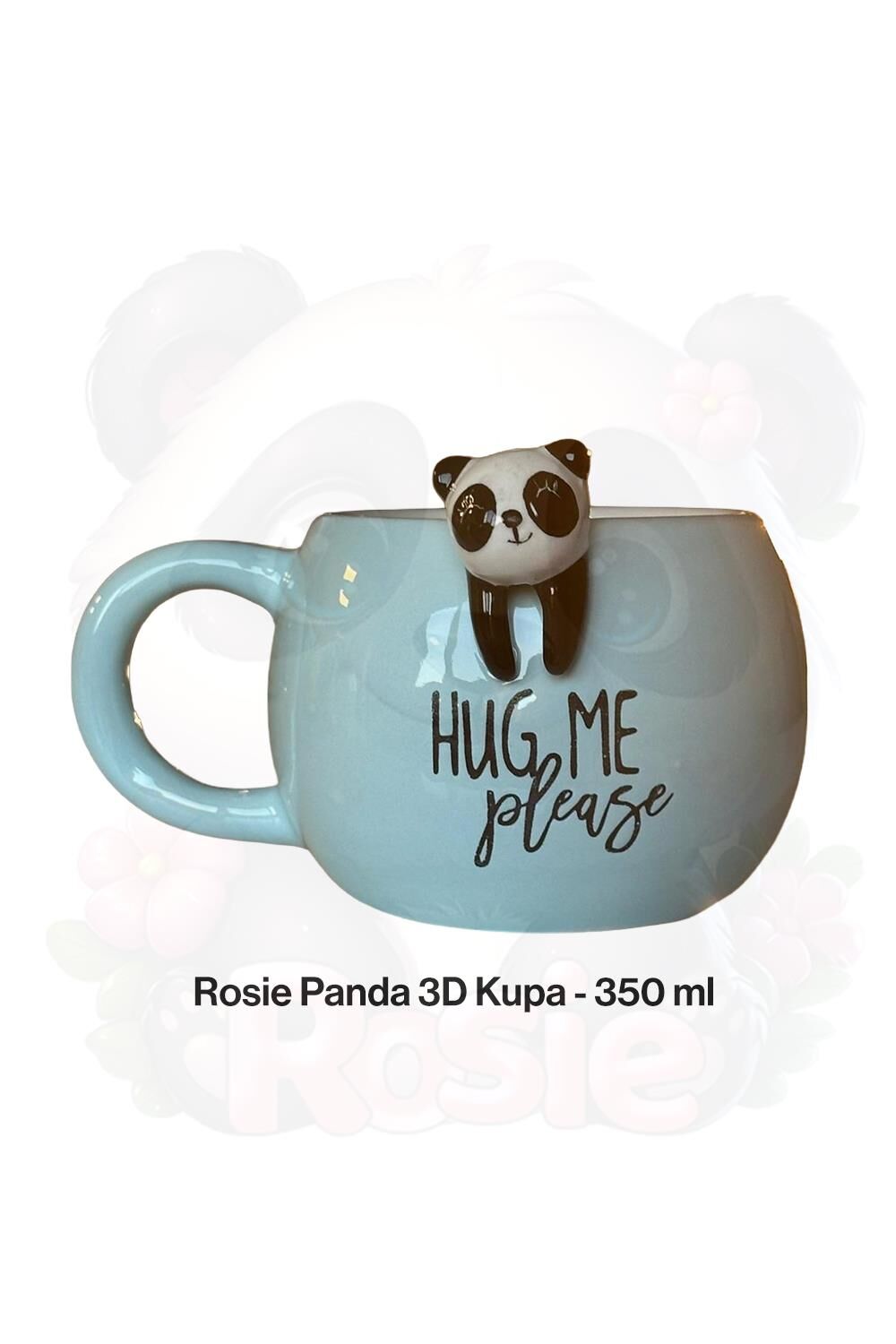 Panda Figürlü 3D Seramik Kupa 350 ml