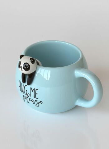 Panda Figürlü 3D Seramik Kupa 350 ml