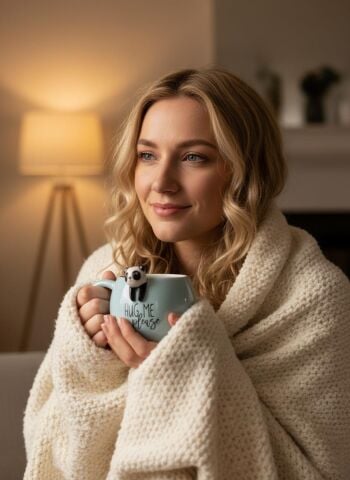 Panda Figürlü 3D Seramik Kupa 350 ml