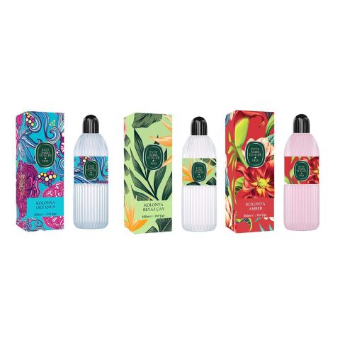 Eyüp Sabri Tuncer Kolonya Okyanus, Beyaz Çay ve Amber Pet Şişe 400 ml