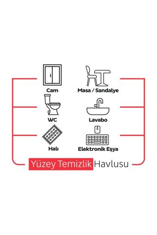Easy Clean Yüzey Temizlik Havlusu Mendili Doğa & Çiçek Serisi 6X100 Karma Paket