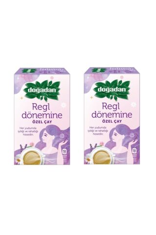 Doğadan Regl Dönemine Özel Bitki Çayı 25.2 G 18'li x 2 Adet