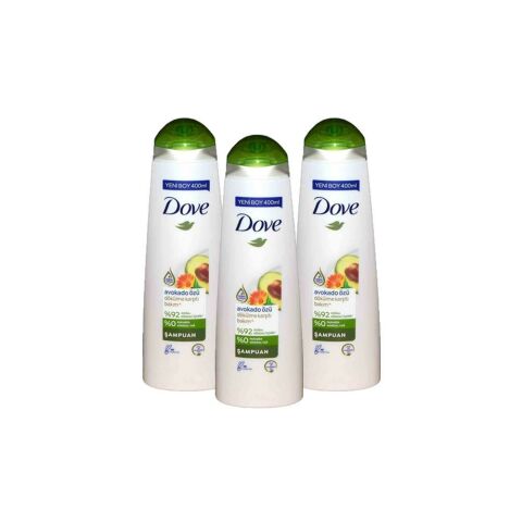 Dove Saç Bakım Şampuanı Avokado Özü x 3