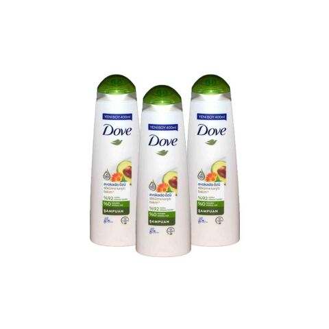 Dove Saç Bakım Şampuanı Avokado Özü x 3