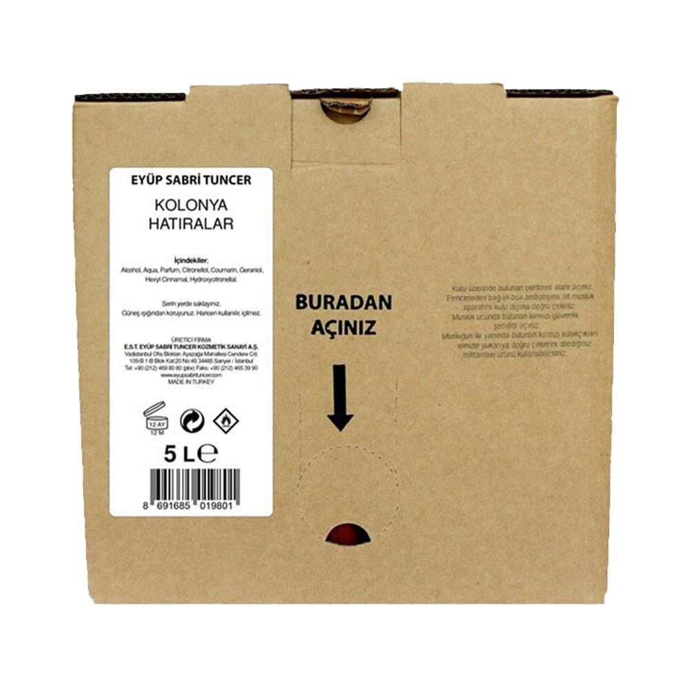 Eyüp Sabri Tuncer Hatıralar Kolonyası 5 lt