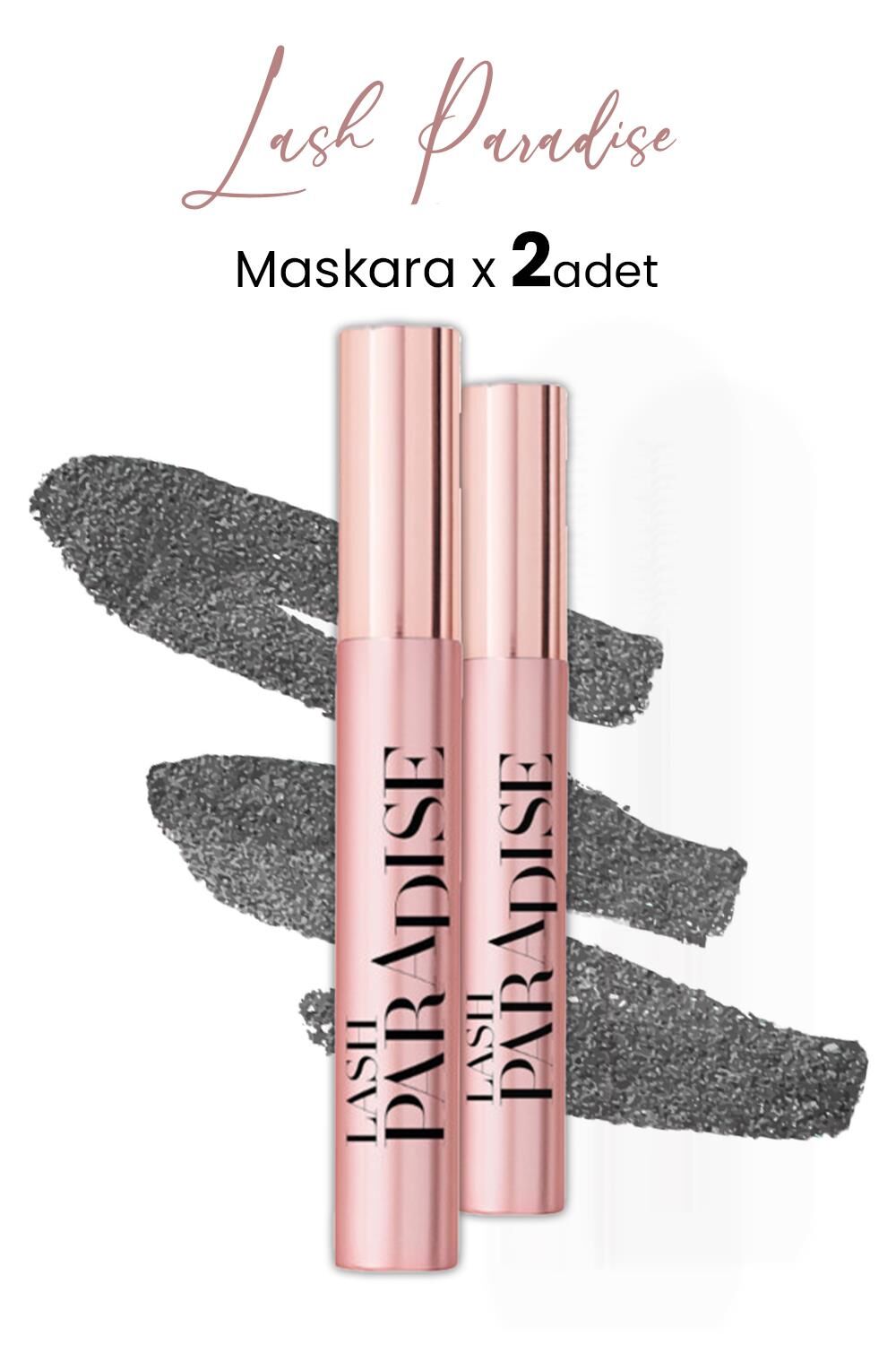 Loreal Paris Lash Paradise Maskara Siyah x 2 Adet