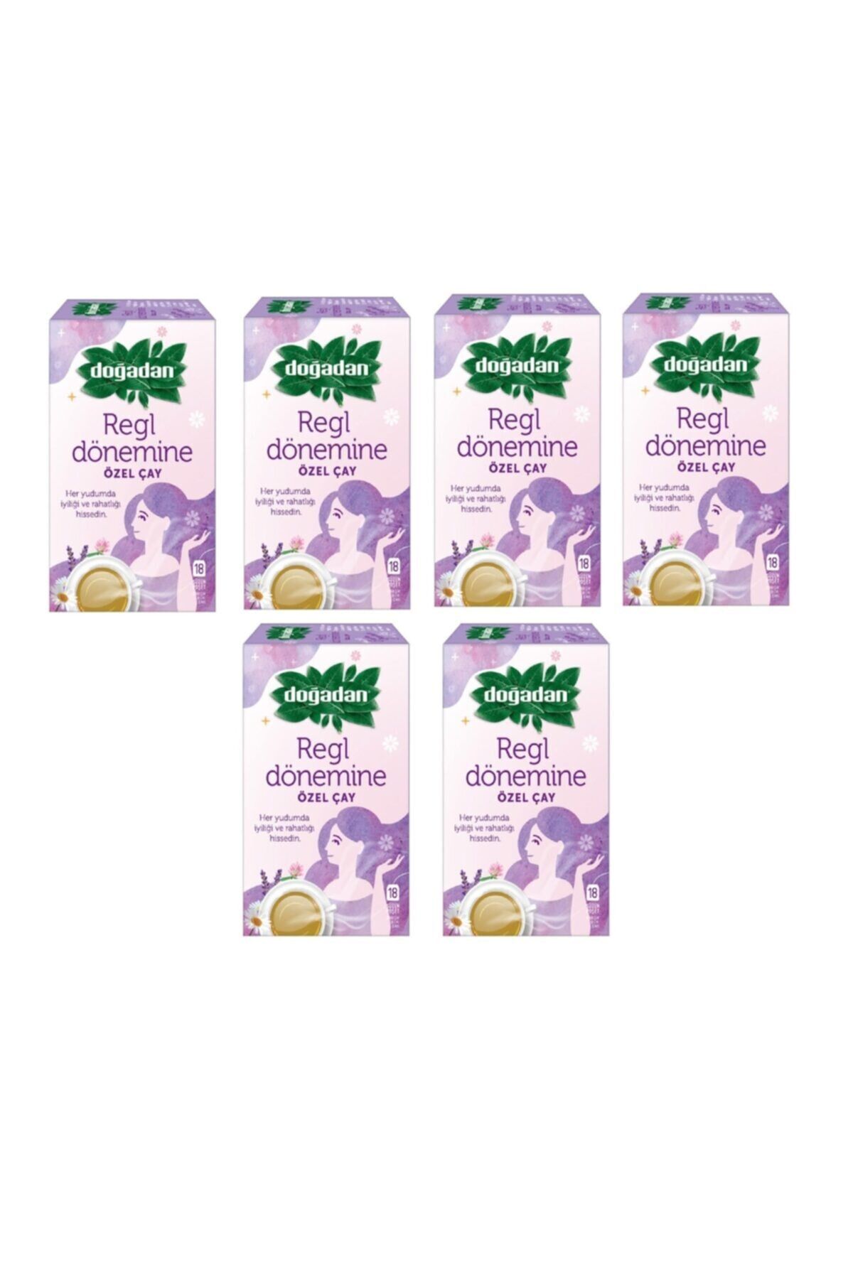 Doğadan Regl Dönemine Özel Bitki Çayı 25.2 G 18'li  x 6 Adet