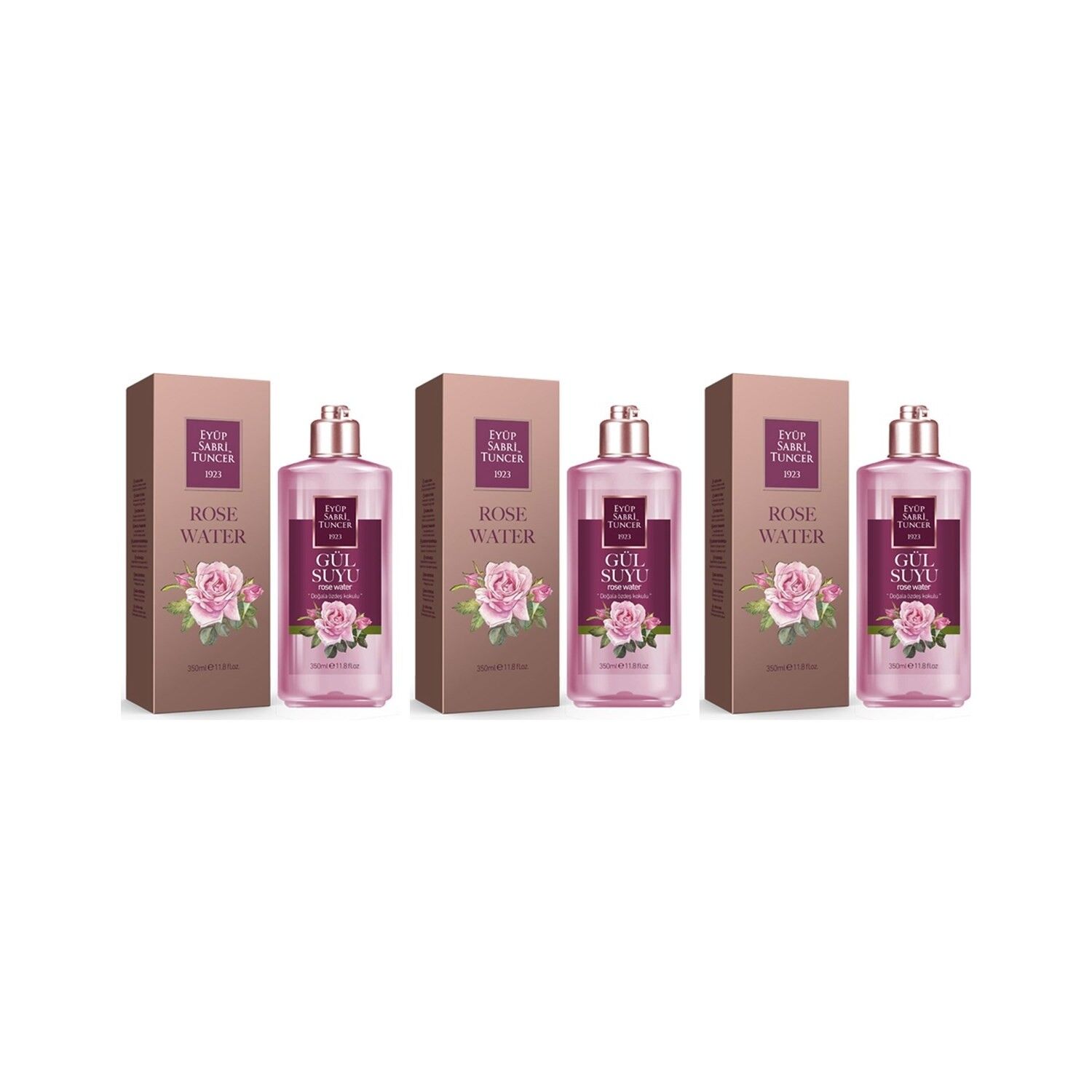 Eyüp Sabri Tuncer Gül Suyu 350 ML x 3