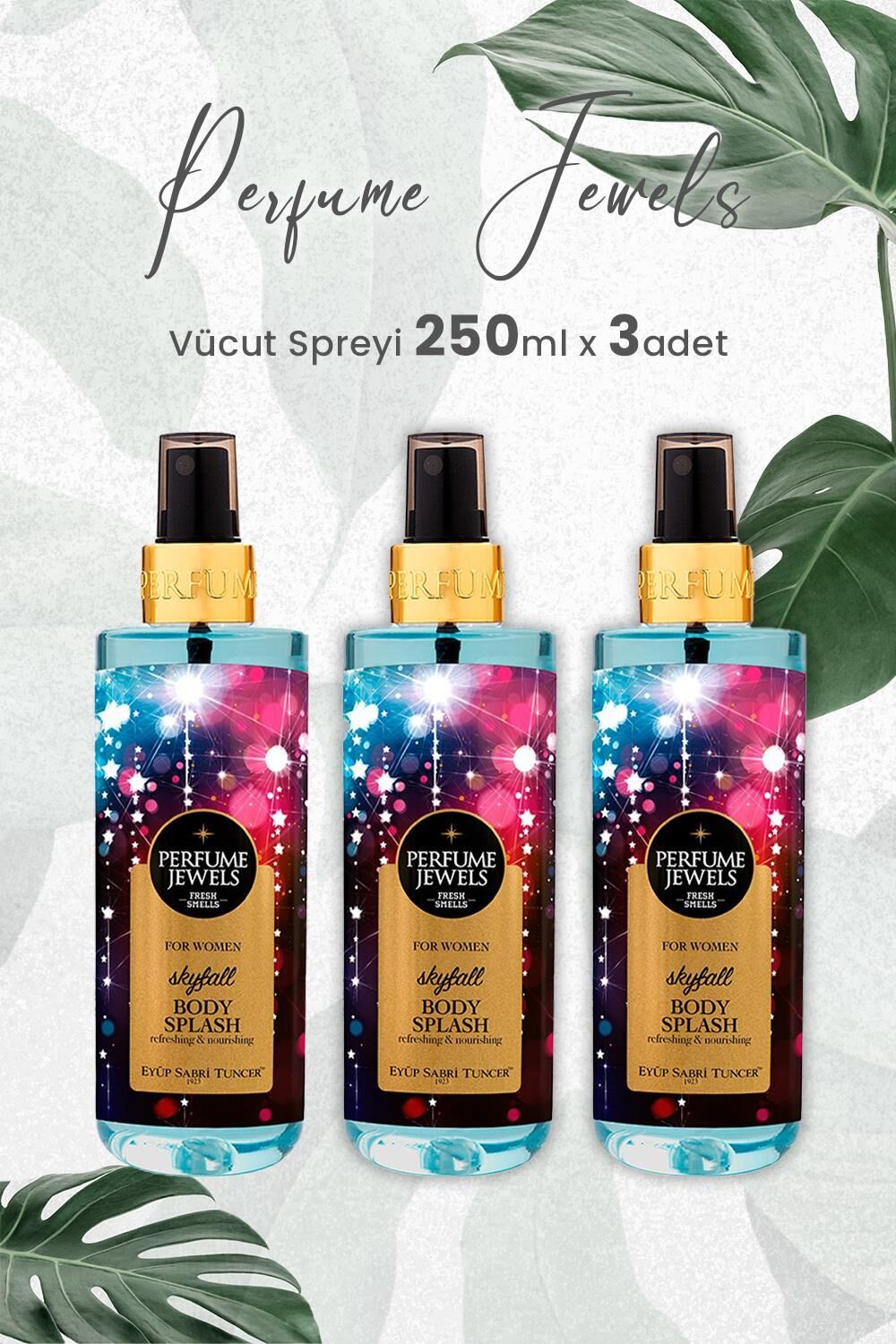 Eyüp Sabri Tuncer Skyfall Vücut Spreyi 250 ml x 3 Adet