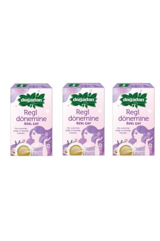 Doğadan Regl Dönemine Özel Bitki Çayı 25.2 G 18'li x 3 Adet