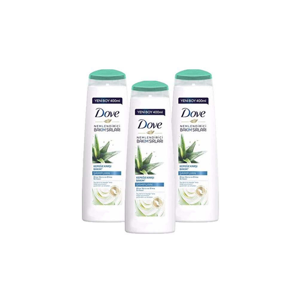 Dove Saç Bakım Şampuanı Aloe Vera Kepek Karşıtı x 3