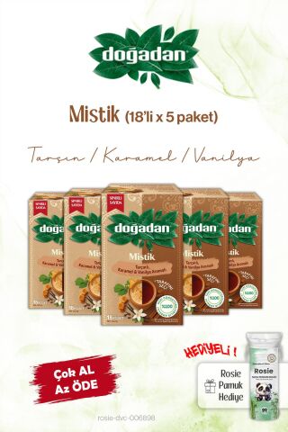 Doğadan 5 Paket Mistik Poşet Çay 18'li ve Rosie