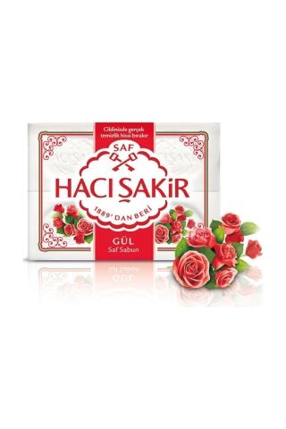 Hacı Şakir Gül Saf Kalıp Sabun 4x150 gr